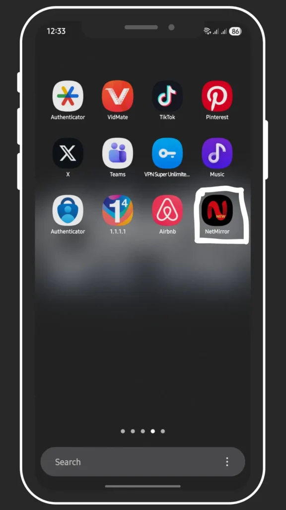 After installation, locate the app in your app drawer